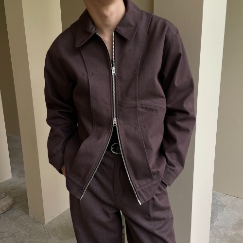 [프리오더 8/8-8/15 -10%SALE] Non pade kara denim jacket(2color)
